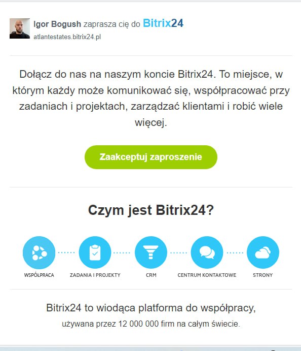 Zaakceptuj zaproszenie