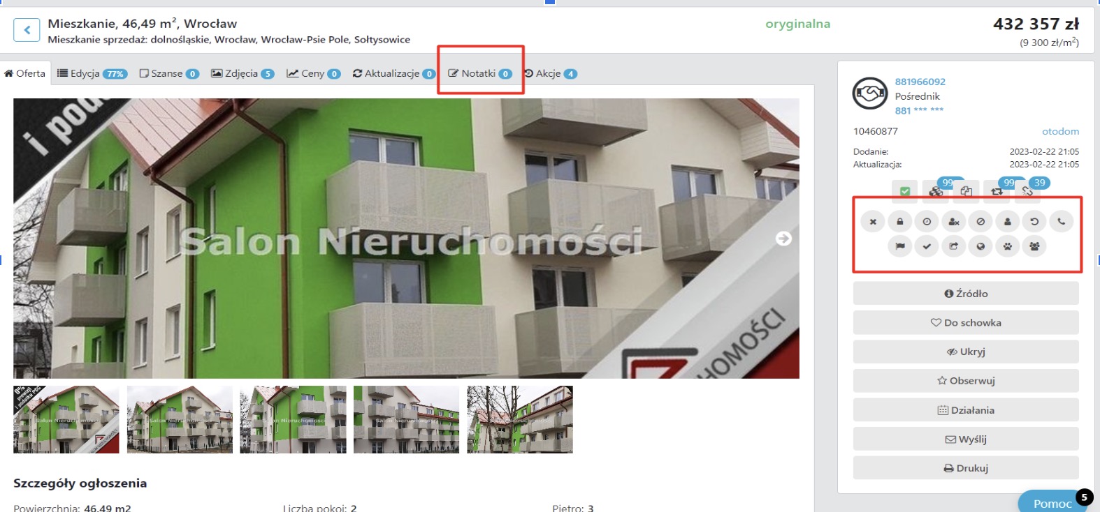 Karta oferty w nBot