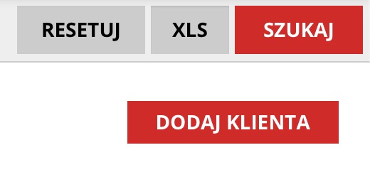Formularz dodania klienta