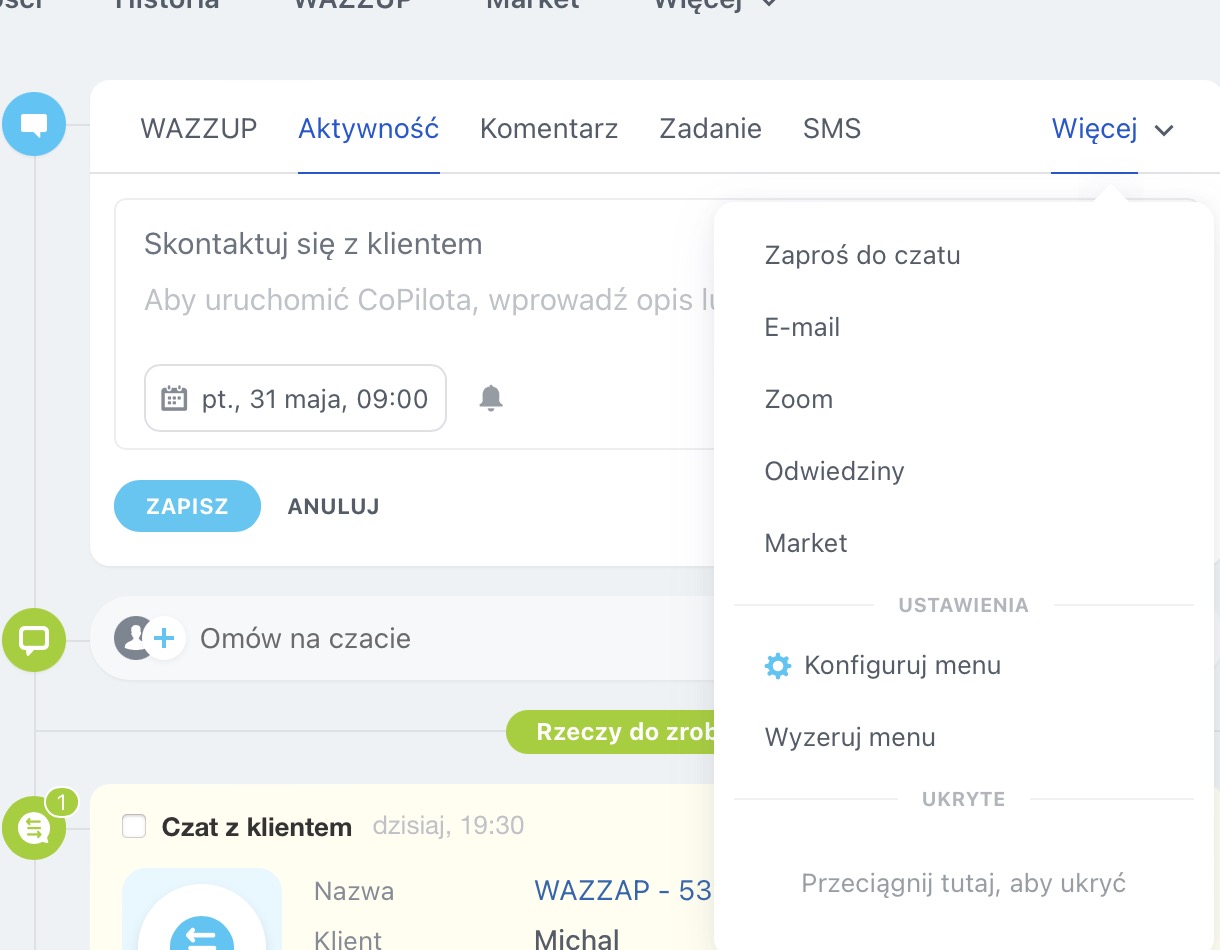 Wysyłka wizytówki