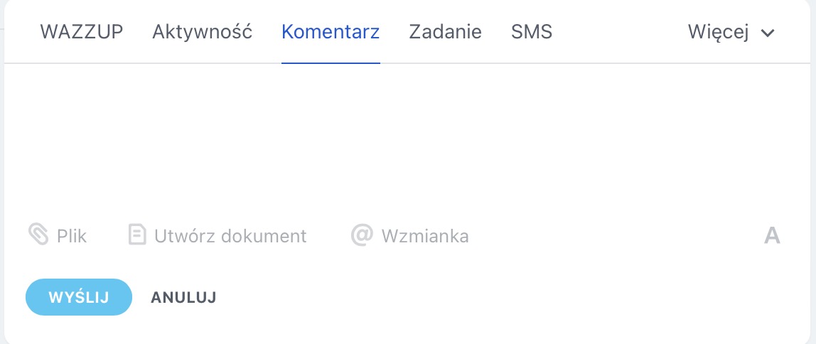 Komentarz po rozmowie